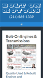 Mobile Screenshot of bolt-on-motors.com